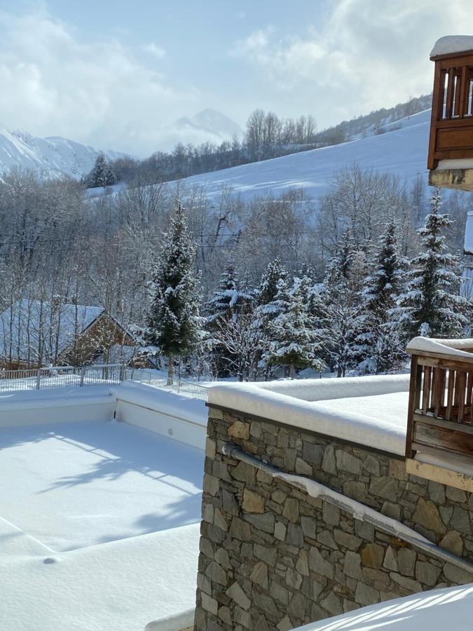 Logement 4/6 Personnes A La Montagne Avec Piscine Lägenhet Saint-Sorlin-dʼArves Exteriör bild